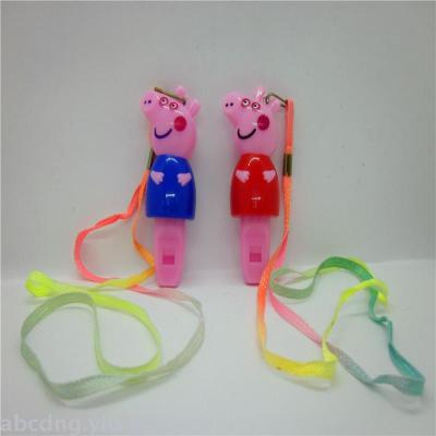 Piglet whistle light cartoon whistle small gift activity free taobao free manufacturers direct sales