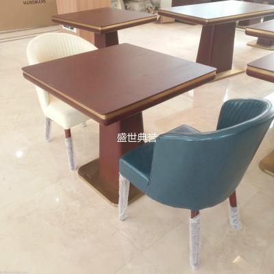 5 stars hotel Shanghai western restaurant table and chair resort hotel international hotel breakfast table and chair