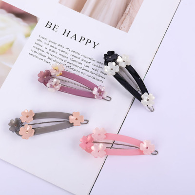 Korean cartoon lovely girl a word clip new candy liu hai clip hair card hair ornaments wholesale spot manufacturers