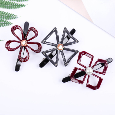 Manufacturer genuine wholesale hair ornaments tray was hair clips, large hair clips, hair clip top clip headgear clip Korean version of the clip