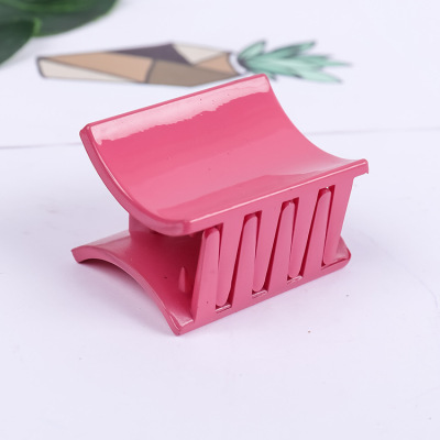 Hot style simple square shape small grip clip top clip hair ornaments headdress manufacturers wholesale lady dish hair ornaments hair card