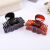 Wholesale Korean Hair Accessories Small Size Hair Claws Grip Drop-Resistant Resin Head Clip 2 Yuan Ornament Bang Clip