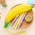 Silicone pencil bag banana pencil bag stationery bag Korean version zero purse bag cosmetic bag