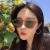 New web celebrity sunglasses women's fashion Korean version sunglasses small face retro glasses