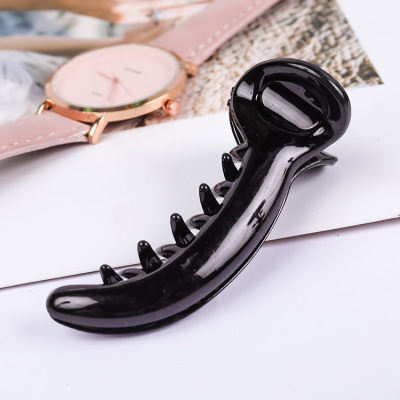Small pure color simple personality Small grip clip top clip headwear manufacturers direct Korean version of fashion acrylic hair grip Small pure color simple personality Small grip clip top clip headwear manufacturers direct Korean version of fashion acrylic hair grip