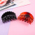 Foreign Trade Wholesale Korean Style Adult Black Acrylic Jaw Clip Hair Claw Updo Small Jaw Clip Hair Accessories Small Size Crab Clamp