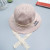 New summer children sunbonnet anti sai lace with letter straw hat baby fisherman cool manufacturers direct