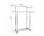 Stainless steel double layer clotheshorse