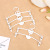 No. 651 underwear rack 20cm Ripper bra underwear rack Clip non-slip inner hanger