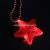 ZD Halloween Christmas Party Products Factory Direct Sales Foreign Trade Popular Style Luminous Led Pentagram Necklace