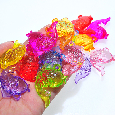 Acrylic plastic toy jewel imitation crystal DIY beaded carp children 's reward playground dig push sugar machine match