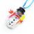 ZD-led Glowing Christmas Snowman Necklace Factory Direct Sales Foreign Trade Popular Style Customizable Christmas Party Products