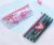 Girl heart transparent pen bag student Girl cute little fresh stationery box cartoon zipper pocket stationery bag bag