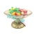 Alloy glass fruit bowl