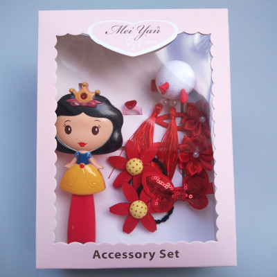 Korean version of girls fashion comb hairpin gift box set gifts 61 children's day gift manufacturers wholesale