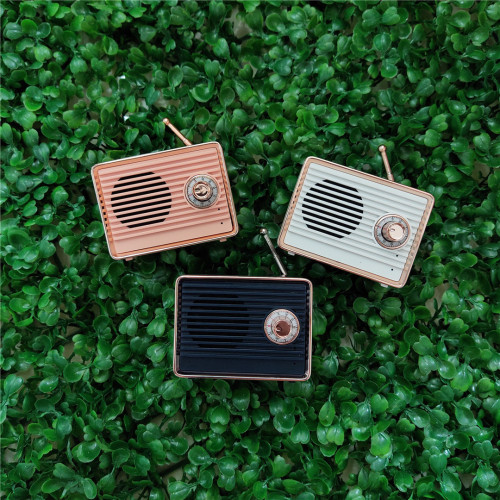 memory small speaker mini retro bluetooth speaker wireless heavy subwoofer outdoor portable ins popular small speaker