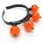 ZD Factory Direct Sales LED Light-Emitting Pumpkin Head Buckle Halloween Products Glow Head Buckle Foreign Trade Popular Style