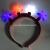 ZD Factory Direct Sales Foreign Trade Popular Style Luminous Led Five-Pointed Star Head Buckle Halloween Christmas Customized Luminous Toys