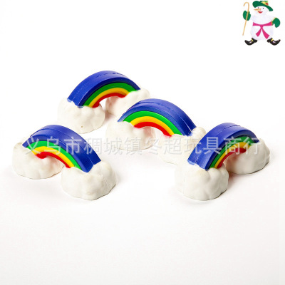 New Simulation Pu Rainbow Slow Rebound Decompression Crafts Toys Factory Direct Sales