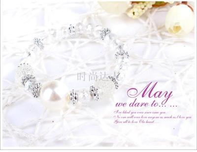 Manufacturers direct popular among marketers CCB pearl bracelet getting set diamond accessories crystal ornaments