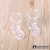 Creative gift simple glass boots wishing bottle mini fresh hydroponic vase transparent glass boots