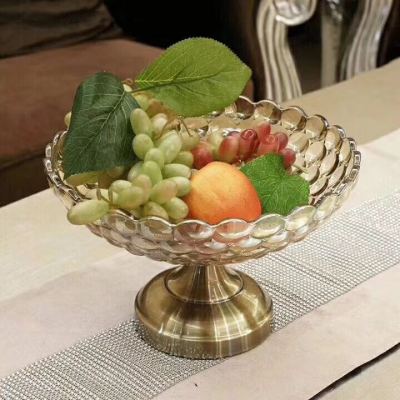 Crystal fruit plate hotel supplies handicrafts manufacturers direct sales. 4