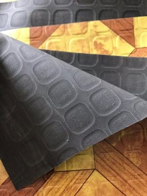 Embossed PVC flooring