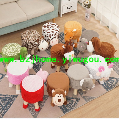 Animal piers baby seat toys plush toys fashion stool