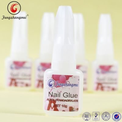 Fashion Manicure High Quality Supply 10G Nail Glue with Brush Manicure Implement Nail Tip Glue Rhinestone Glue