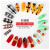 Manicure Colored Drawing Glue Set 72 Colors Manicure Jelly Glue Flower Drawing Nail Glue Factory Wholesale Direct Sales