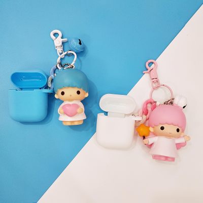 Cartoon earphone cover angel bag pendant key chain pendant doll bag pendant