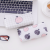 Pen bag canvas pen bag PU pencil bag student stationery bag cosmetic bag wash bag storage bag