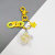 Lovely pentagonal star key chain pendant decorative arts automotive accessories pendant creative accessories