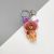 Lovely crystal brown bear creative ornaments doll key chain ornaments quality men's bag pendant