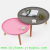  round-table edge ark of a few sofa edge corner table of a few head of a bed is simple and easy north Europe