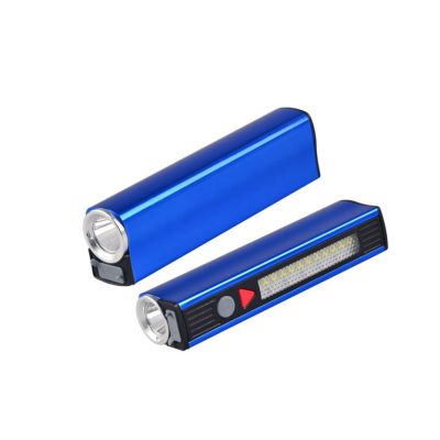 Power Bank Flashlight USB Charging Emergency Multi-Purpose Flashlight Warning Light with Alarm Sound Distress Signal Light