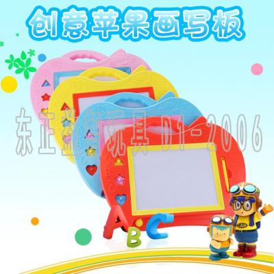 Factory Direct Sales Creative Style Apple Magnetic Drawing Board Children's Educational Toys Early Education Tools Pp Painting Board Wholesale