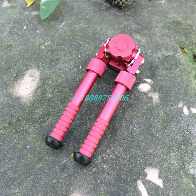 V8 multi-functional quick release tripod 360 degree rotating tripod red telescopic bracket 20mm fishbone card slot