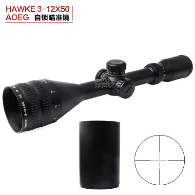 Hawk 3-12x50aoir long aseismic optical sight