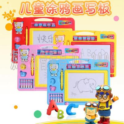 Factory Direct Sales Creative Style Double-Sided Magnetic Drawing Board Children's Educational Toys Early Education Tools Pp Painting Board Wholesale