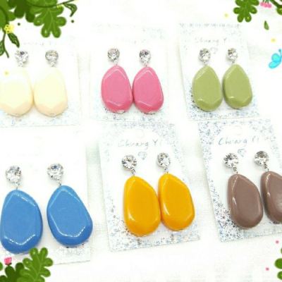 2019 dongdaemun new candy color cute will be fashionable trend earrings
