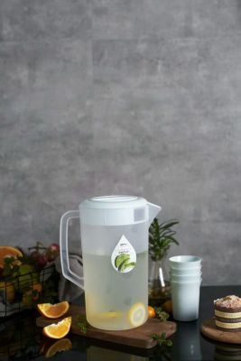 J06-6201-4 Plastic Cold Water Jug Tea Cool Water Pot Nordic Large Capacity Juice Pot Jug