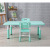 Kindergarten table and chair children table learning table plastic table long square table adjustable table 