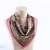 Factory direct sale printed silk satin scarves retro scarf square shawl