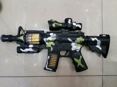 S novelty electric toy gun light submachine gun children toy pistol boy rifle light vibration camouflage gun