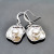 New hot sale silver plated shell and pearl earrings fashion eardrops