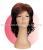 synthetic wig copy human hair cover hair bag hat