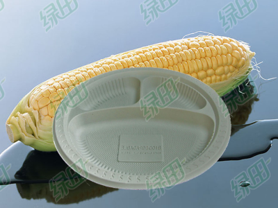 Environmentally friendly degradable cornstarch disposable tableware disposable packaging box