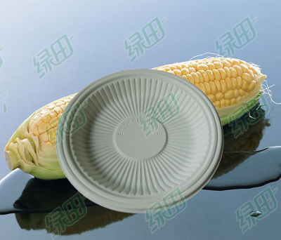 Environmentally friendly degradable cornstarch disposable tableware disposable packaging box