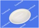 Medium oval tray environmentally degradable bagasse disposable tableware disposable plate